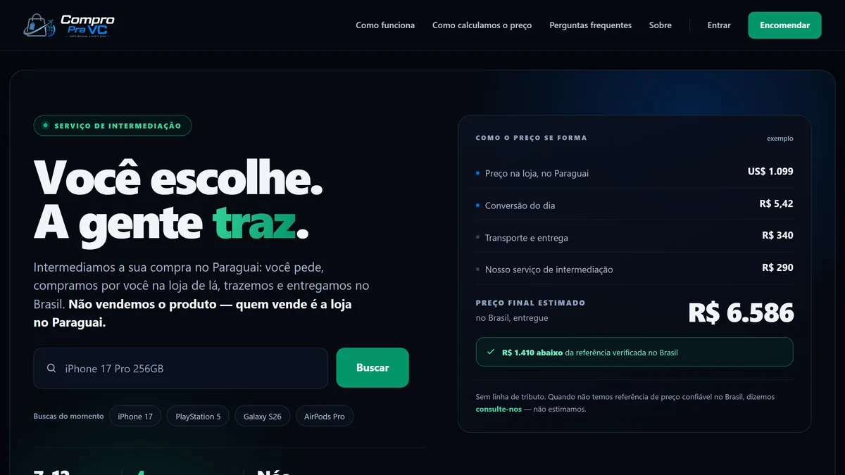 Compro Pra VC